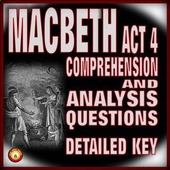 macbeth comprehension question teacher guide